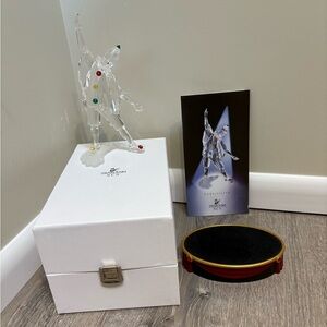 Swarovski 1999 Pierrot Annual Limited Edition with Bonus Stand- New in Box